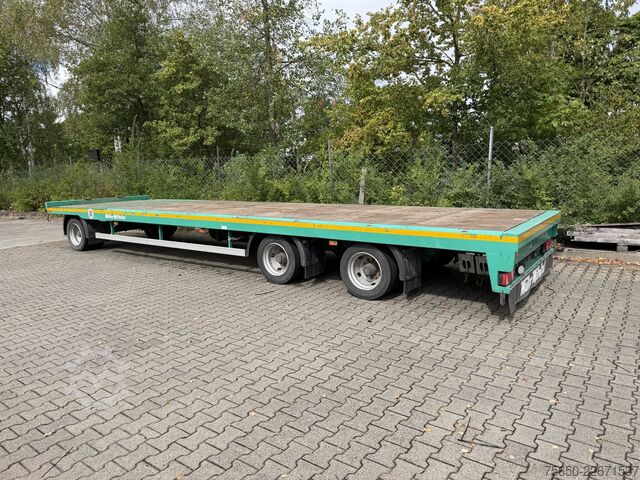 Low loader trailer Müller-Mitteltal TP 24,0  3 Achs Jumbo Prischen 9,40 m, Wenig Benutzt