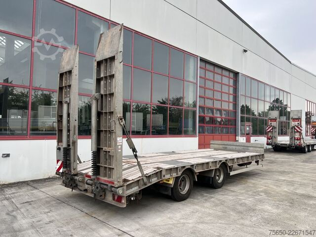 Low loader trailer Humbaur HBTZ  21 t Tandemtieflader