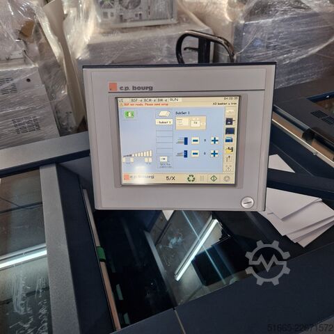 Document finishing system C.P. Bourg BM-e + BCM + BSFE=x + BM-e