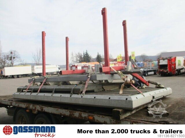 LKW mit Pritsche (offen)  Pritschenaufbau mit Wechselsystem für