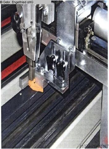 Colocador de clips para ventanas de madera-aluminio RUCHSER Clipsetzen Holz-Alu Durchlauf