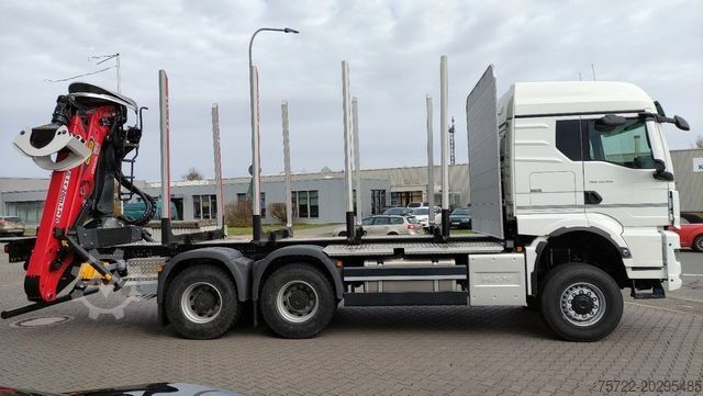 Houttransportwagen MAN TGS 33.520 6x6 BL RADSTAND 3900mm Sofort Verfügb