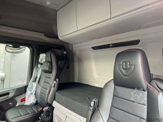 Tømmerlastbil SCANIA R590 6x4/Plattform/Kran TAJFUN LIV L150Z