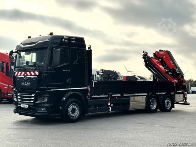 Żuraw samochodowy MAN TGX 26.540 6x2-4 LL Containerpritsche/Fassi 545