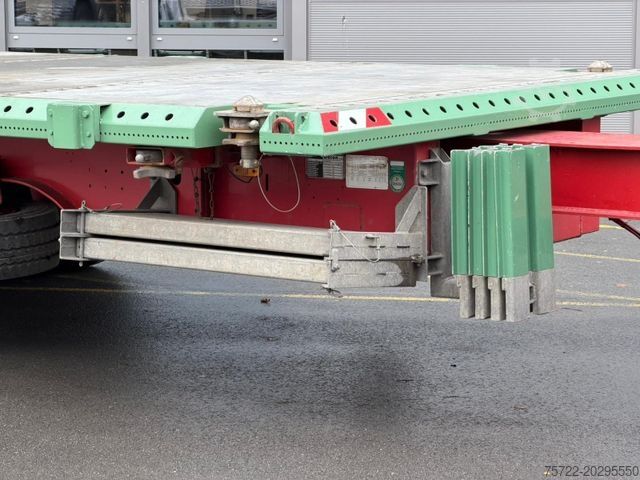 Remolque abierto WECON AWZ 218 LZ Containerpritschen-Anhänger
