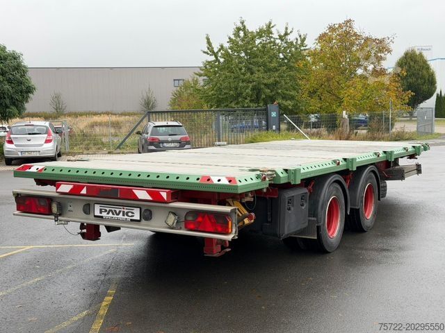 Remolque abierto WECON AWZ 218 LZ Containerpritschen-Anhänger