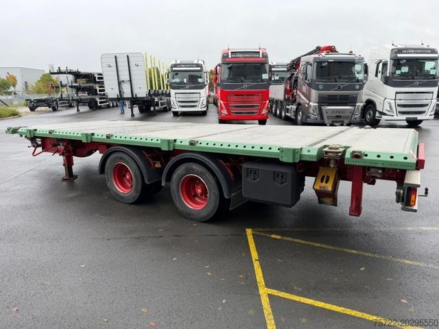 Remolque abierto WECON AWZ 218 LZ Containerpritschen-Anhänger
