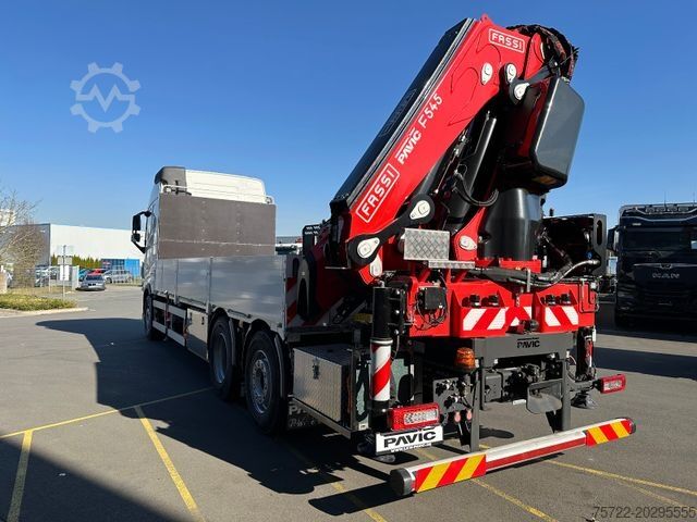 Jeřáb na nákladním automobilu VOLVO FH 500 6x2 Container-Pritsche/FASSI 545RA.2.28