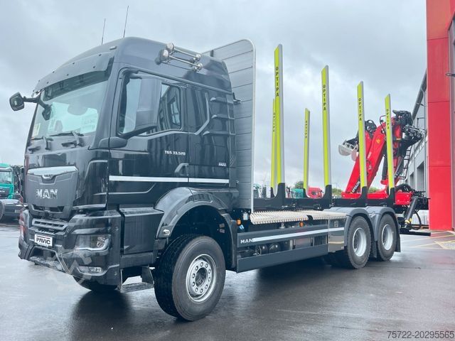Houttransportwagen MAN TGS 33.520 BL 6x4 EPSILON Q150Z SOFORT VERFÜGBAR