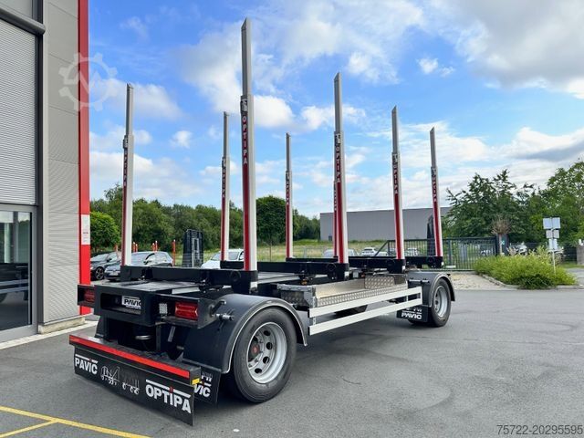 Holztransport Anhänger PAVIC HTA 20 66Z 2-Achs Kurzholz Schnellwechsel NEU