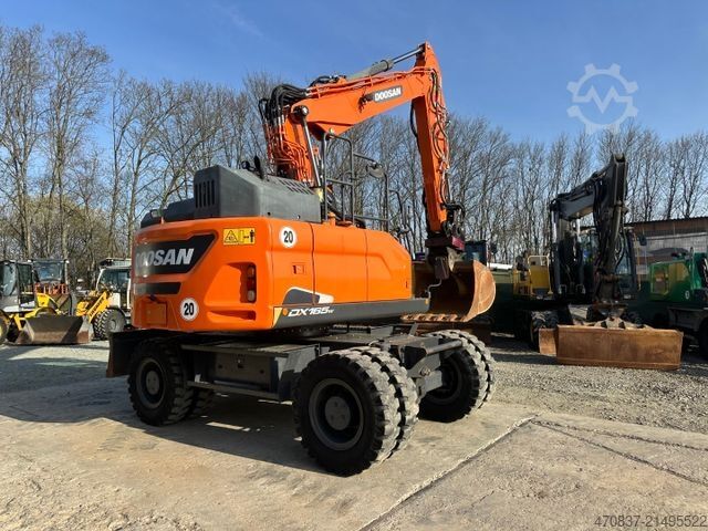 Mobiele graafmachine DOOSAN DX 165W-5 / Rototilt **Löffelpaket**