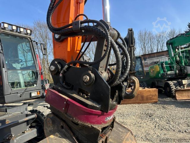 Mobiele graafmachine DOOSAN DX 165W-5 / Rototilt **Löffelpaket**
