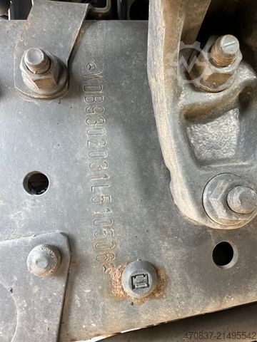 Kanca kasalı yük kamyonu (roll-off) MERCEDES-BENZ Actros 2546 6x2 / Retarder / Hyva 20 60 S / Lenk