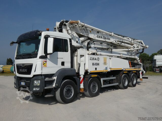 Autočerpadlo na beton MAN TGS 35.460