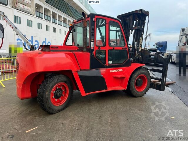 Gabelstapler Hangcha CPCD120 Forklift w/ hydraulic forks, side shift an