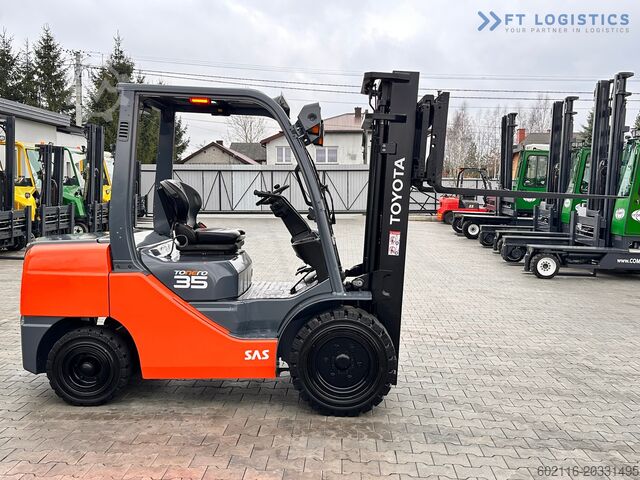 4-hjulig gaffeltruck Toyota 52-8FDJF35 / DIESEL / 2016 / 2096 HOURS