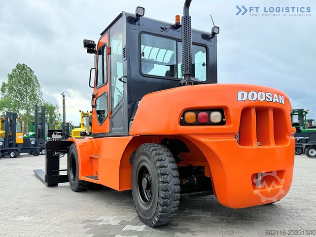 Fyrhjulig gaffeltruck DOOSAN 70 / DUPLEX / FORK 2500MM / POSITIONER