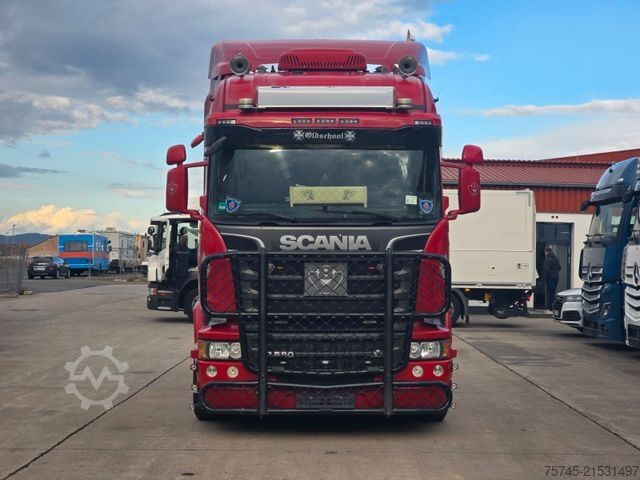 Standard tractor unit SCANIA R 580 * V8 * KIPP * STANDKLIMA *  90T ZUGLAST *
