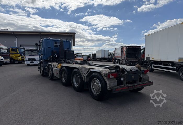 Camión portacontenedores de gancho Scania G 490 LB 10x4 Hakengerät / Swiss-Vehicle