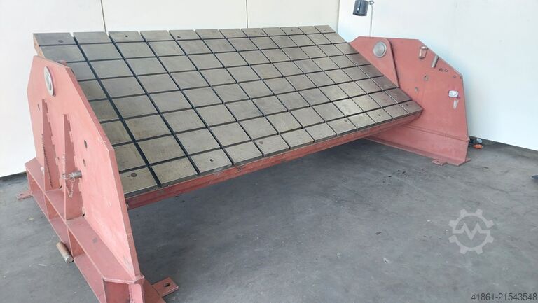 Svingbar T-not-plade + understel UNBEKANNT 3000 x 1500