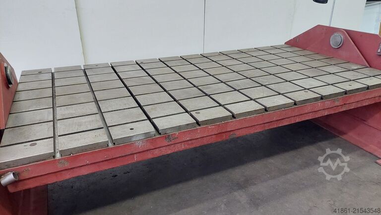 Svingbar T-not-plade + understel UNBEKANNT 3000 x 1500