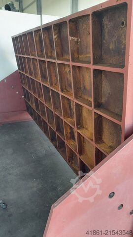 Svingbar T-not-plade + understel UNBEKANNT 3000 x 1500