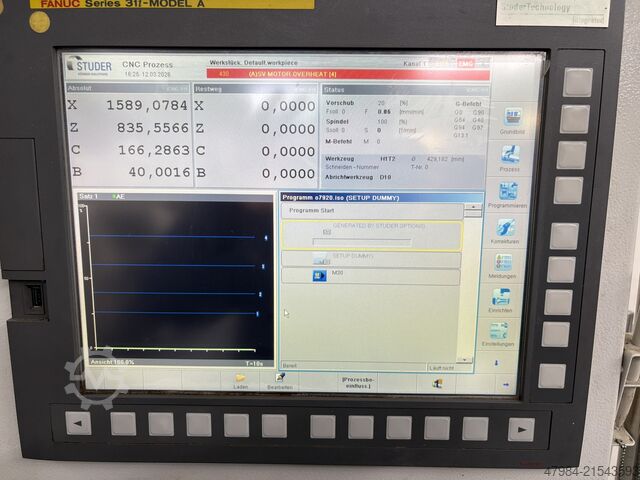 CNC SİLİNDİRİK TAŞLAMA MAKİNESİ STUDER S41
