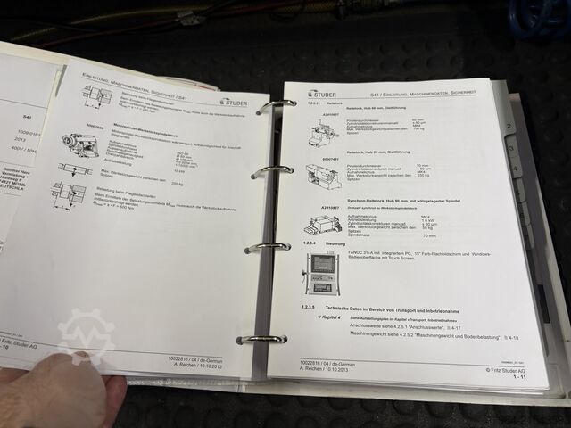 CNC SİLİNDİRİK TAŞLAMA MAKİNESİ STUDER S41