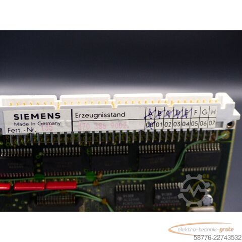 Komponent Siemens Sinumerik 880 PLC 6FX1138-6BB00 / 570 386 9002. E-Stand E 00