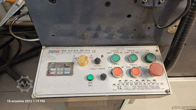 Macchina per la produzione di buste ZNHZ-508A Envelope Making Machine 