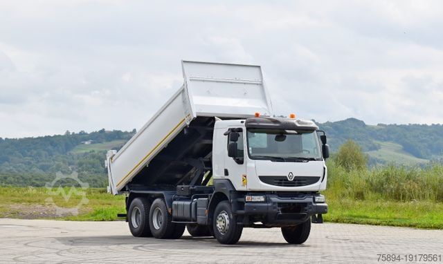 Sklápěcí vůz RENAULT KERAX 410* KIPPER 5,20 m + BORDMATIC / 6x4