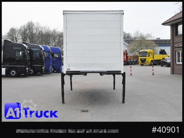 Swap body with flatbed & tarp WECON WPR 745, verzinkt, 2520  innen, Code XL