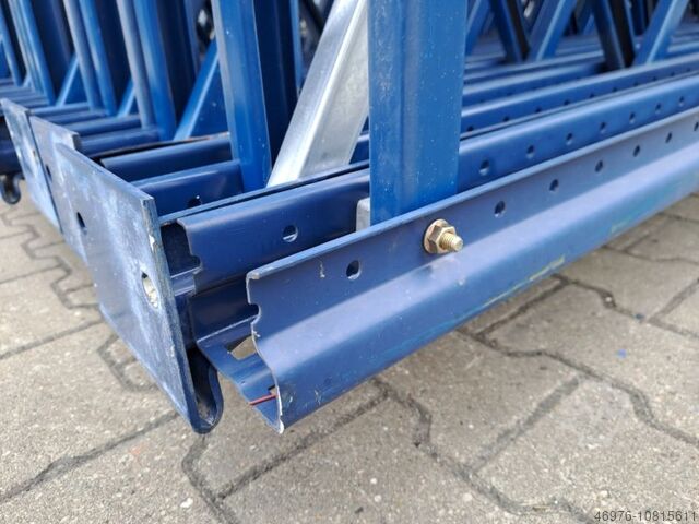 Palet rafı dikmeleri Yüksek raf dikmeleri Mecalux / M-81 / 8.000 x 1.100 mm Profilabm.: 80 x 70 x 2,00 mm