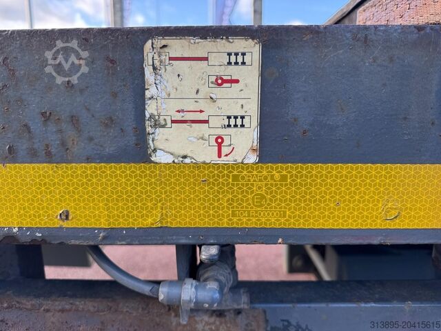 Platte bak Nooteboom OVB-45-VV, 2 x Extandable, 27,30 Mtr. Excellent...