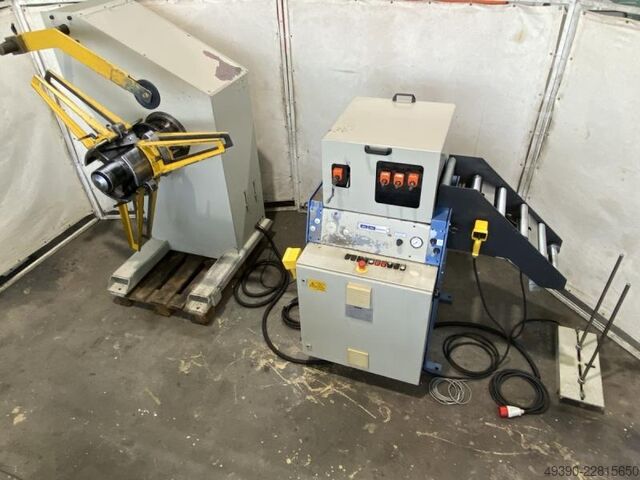 Decoiler and straightening machine, strip processing line for coil handling EBU RE 7.50-320 + BSH 3-320