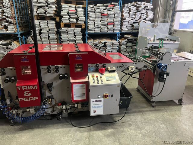 Paper trim & perf machine SCS Automaberg Trim & Perf Duplex