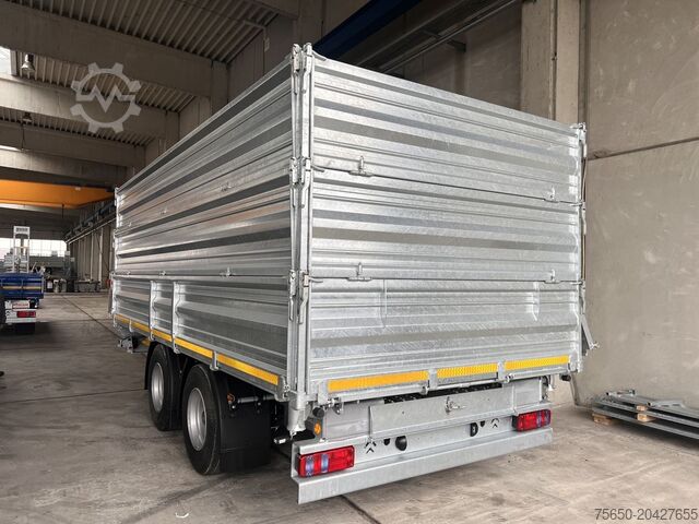 Tipper trailer Möslein TTD 19 AB 19 t Tandem Kipper Tieflader2 x Aufsatzbordwänden-- Neufahrzeug --