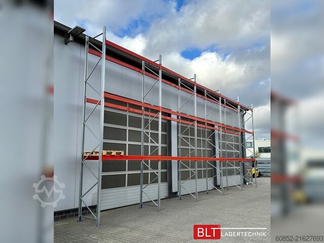 Heavy-duty shelf ca. 14 lfm. Palettenregale H: 650cm Fachlast: 3000 kg , 60 Palettenplätze