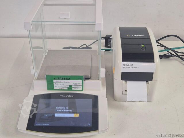 Sartorius MSA225-1CE-D1 Solent Scales + Cubis MCA623S Printer Sartorius MSE1245
