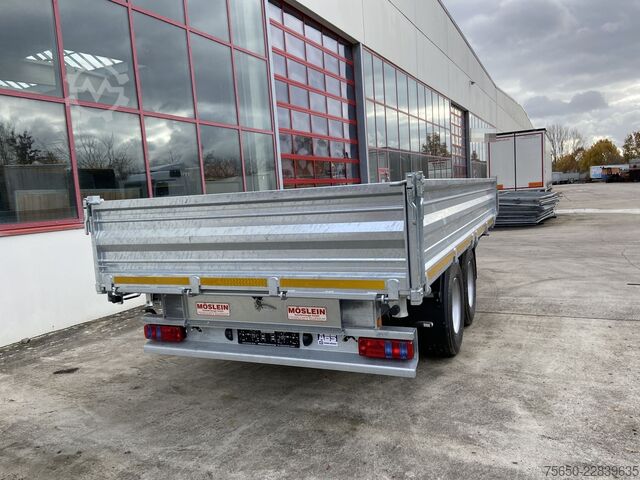 Kiepaanhangwagen Möslein TTD 14  5,70 m  14 t Tandem- Kipper Tieflader 5,70 m lang, Breite Reifen-- Neufahrzeug --