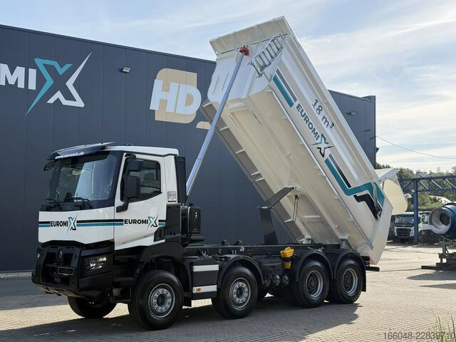Volquete Renault K 480 Renault K480 8X4 EuromixMTP TMK 18 Kipper...