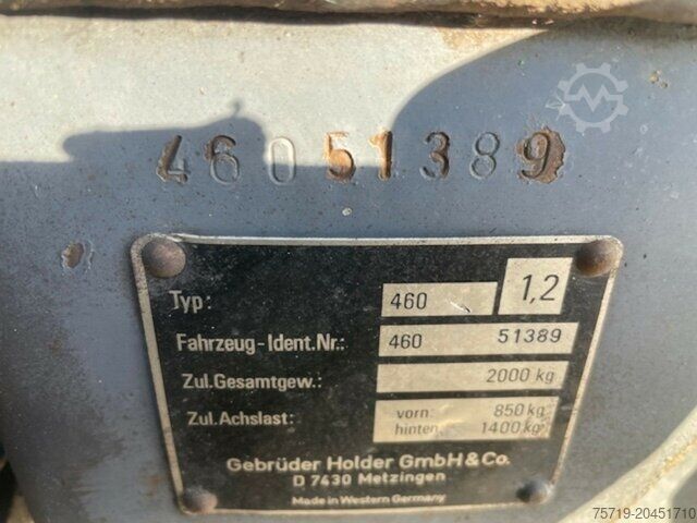 Trattore municipale Holder 460