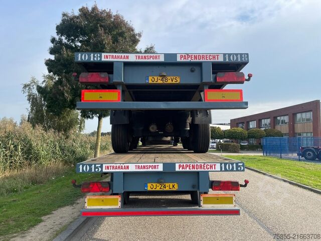 Platte bak Haan OPL 45 Platform / BPW Axles / 2x Liftaxle / Dru...