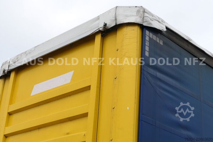 Otevřený návěs s plachtou FRUEHAUF Pritsche Plane SAF Achsen Liftachse