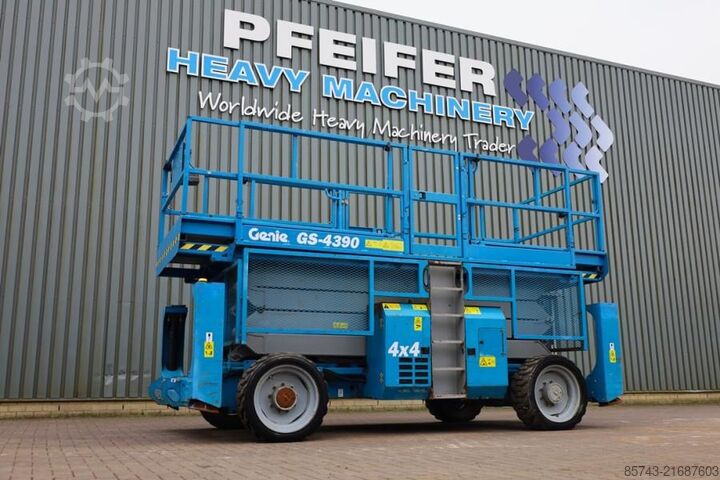 Schaarlift Genie GS4390 Diesel, 4x4 Drive, 15m Working Height, 680k