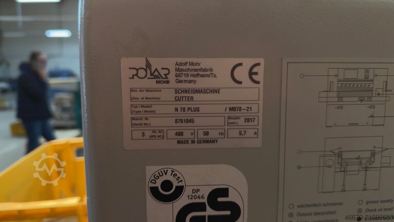 Face cutter Polar 78 N Plus