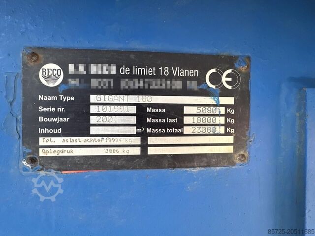 Kipper Beco Gigant 180