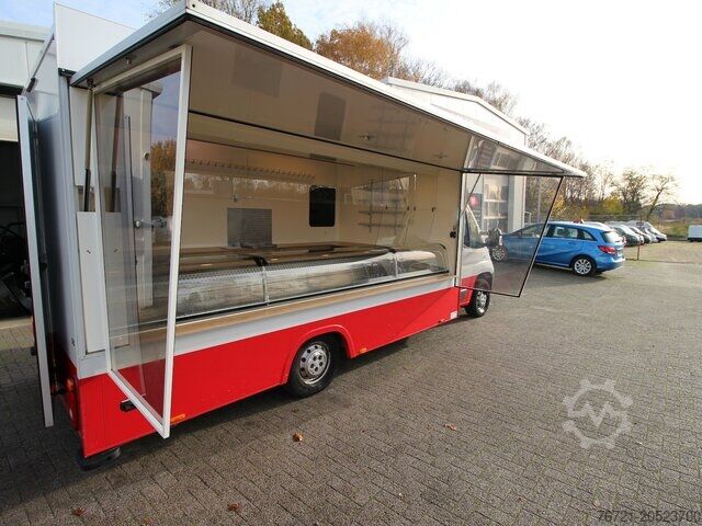 Özelleştirilmiş panelvan Fiat Ducato Verkaufsfahrzeug SEICO Fleischer-Metzger