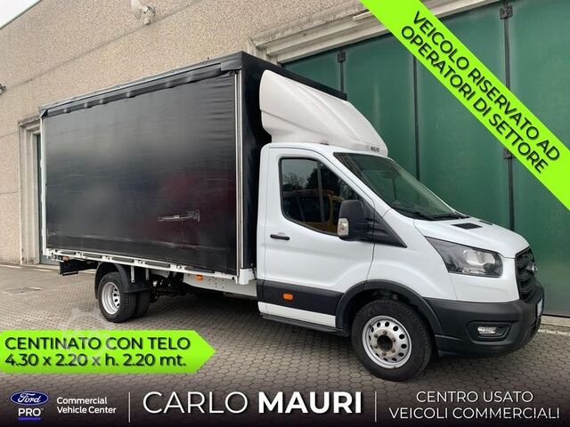 Transportador con plataforma y toldo Ford Transit 350 Telo   MOTORE ROTTO