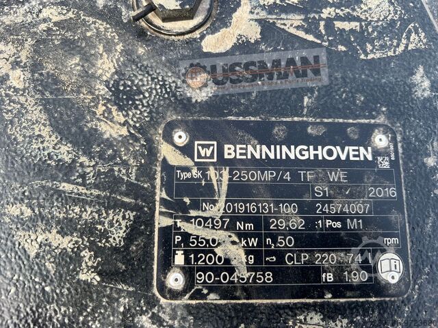Tandwiel Benninghoven SK 103- 250MP/4 TF WE
